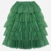 Outlet Mimi & Lula Christmas - Long Green Fir Tree Tutu In Tulle