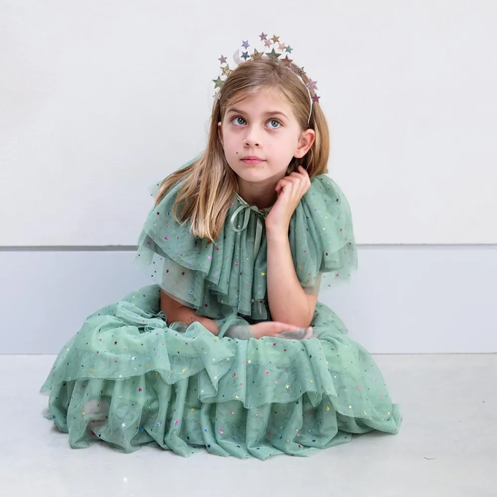 Outlet Mimi & Lula Christmas - Long Green Fir Tree Tutu In Tulle