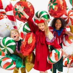 Discount Party Deco Christmas - Red And Green Candy Balloon