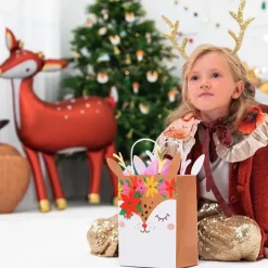 Best Sale Party Deco Christmas Reindeer Gift Bag