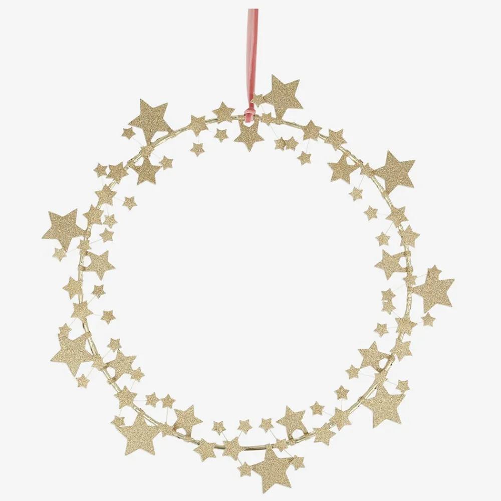 Shop Meri Meri Christmas Wreath Golden Stars