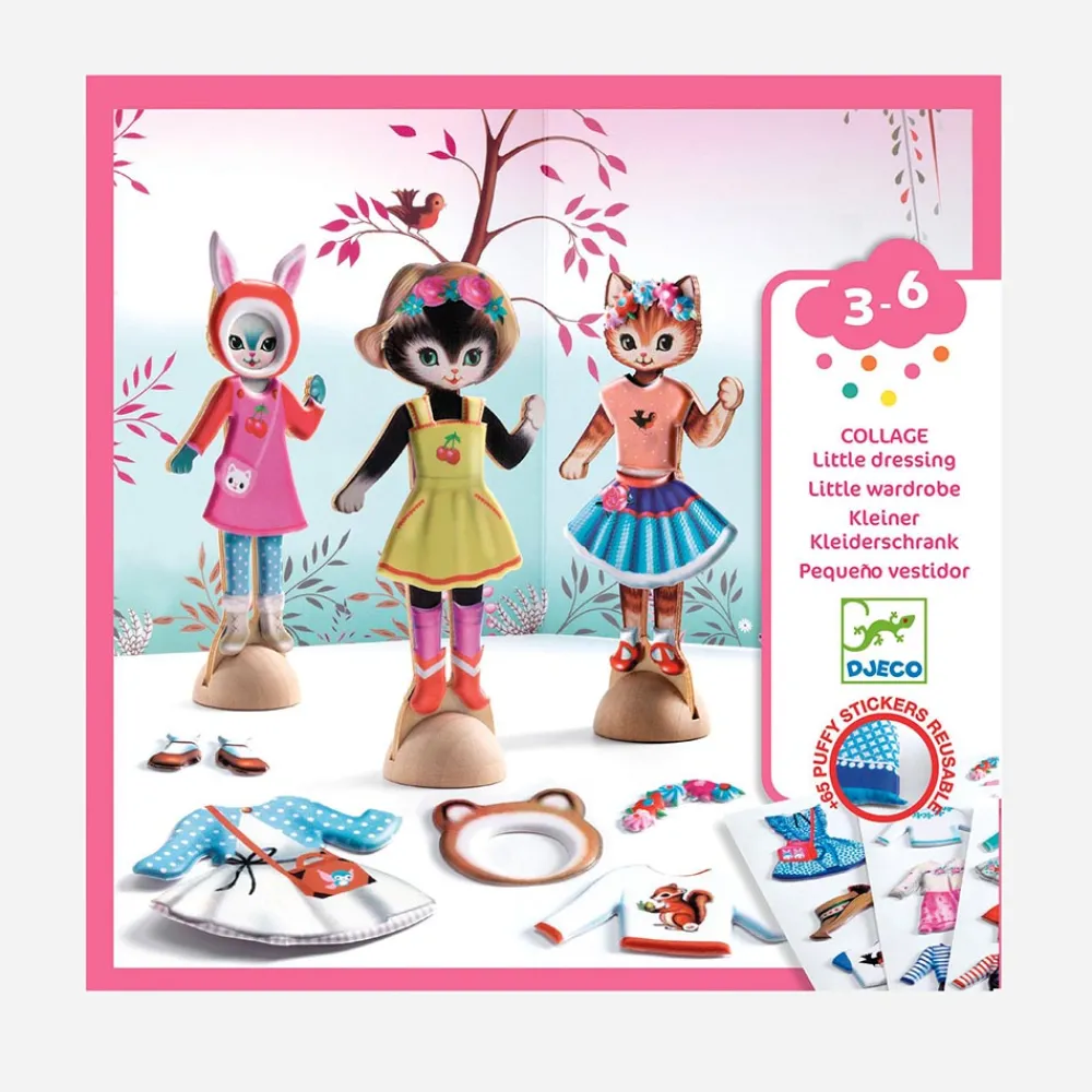Outlet Djeco Collage Activity: Little Dressing