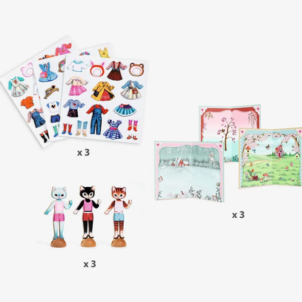 Outlet Djeco Collage Activity: Little Dressing