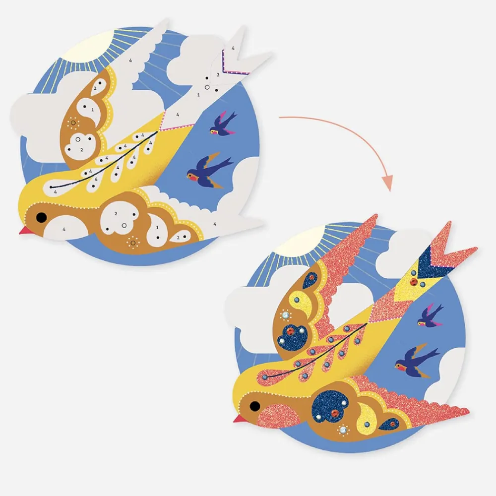 Hot Djeco Collage Activity: Paradisio