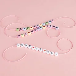 Fashion Graine Créative Colorful Alphabet Beads
