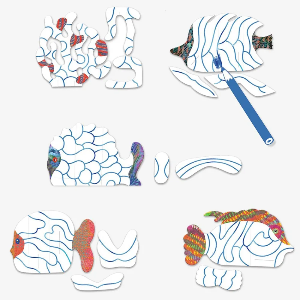 Best Djeco Coloring Activity: Fish