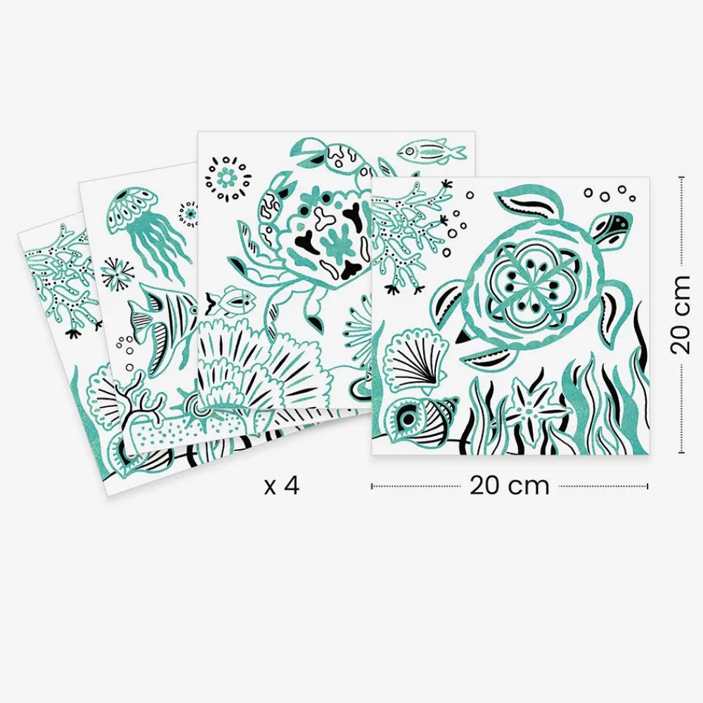 Fashion Djeco Coloring Activity: Seabed