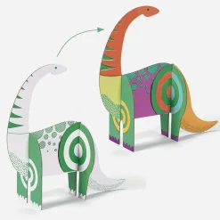 Hot Djeco Coloring And Assembly Activity: Dinosaurs