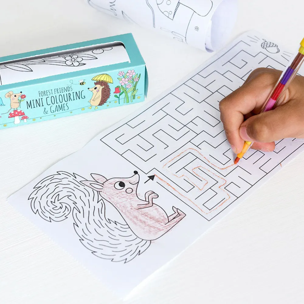 Flash Sale Rex London Coloring And Games Forest Animals