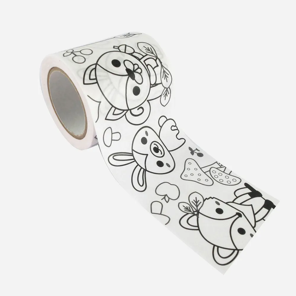 Outlet Graine Créative Coloring Forest Animals Masking Tape