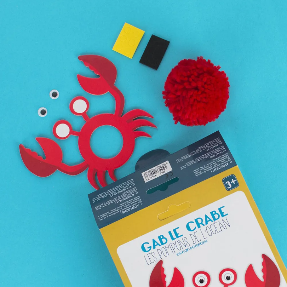 New Graine Créative Crab Pompom Kit