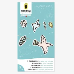 Discount Pirouette Cacahouete Creative Kit: 1 Sky Garland To Create And Color