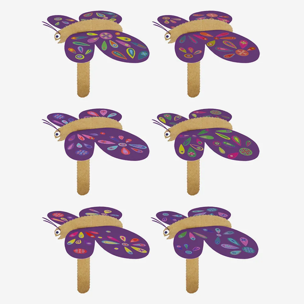 Store Pirouette Cacahouete Creative Leisure Kit: 6 Butterflies To Make