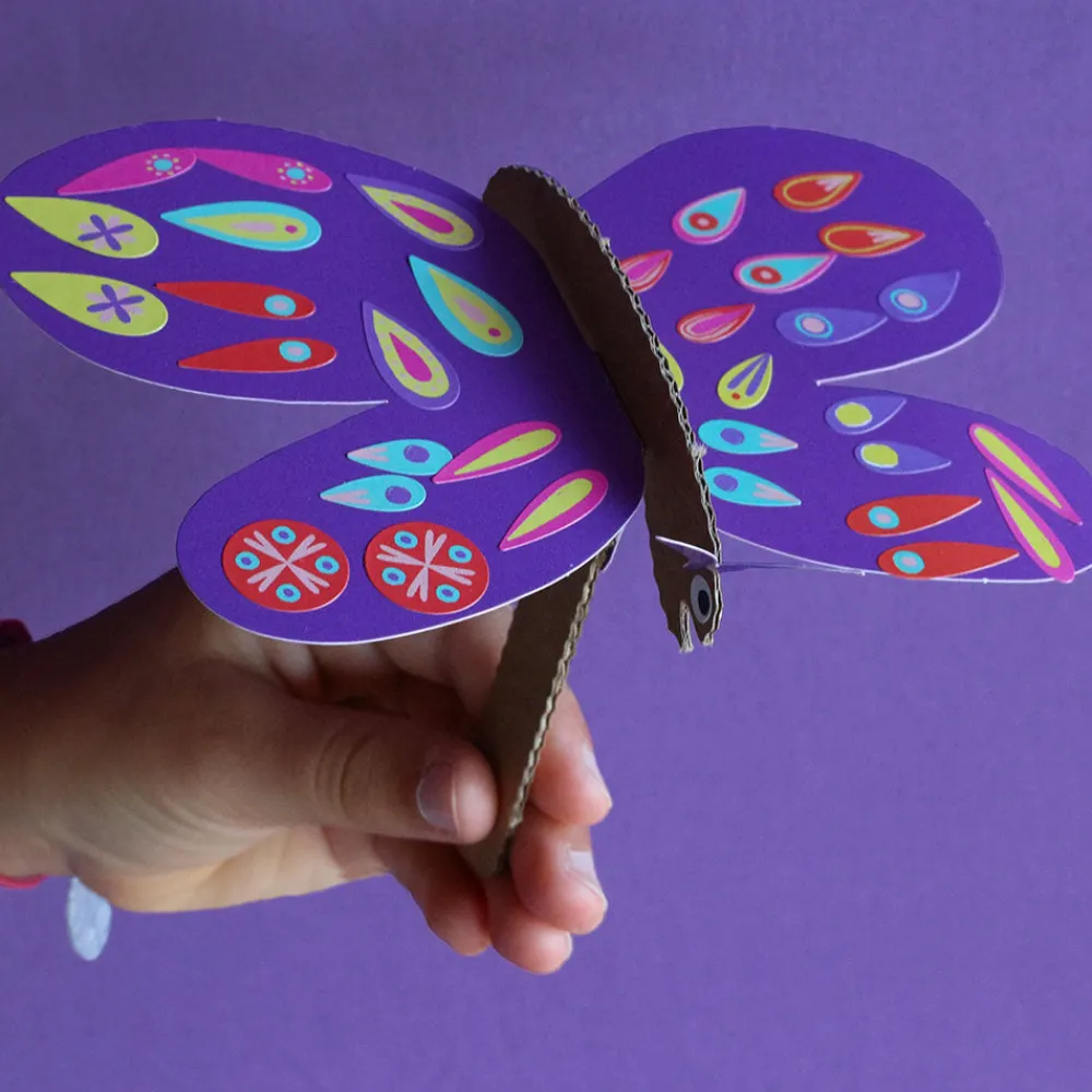 Store Pirouette Cacahouete Creative Leisure Kit: 6 Butterflies To Make