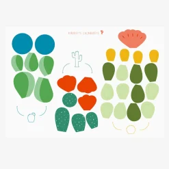 Store Pirouette Cacahouete Creative Leisure Kit: 6 Cacti To Create