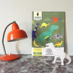 Shop Pirouette Cacahouete Creative Leisure Kit: 6 Dinosaurs To Create And Color