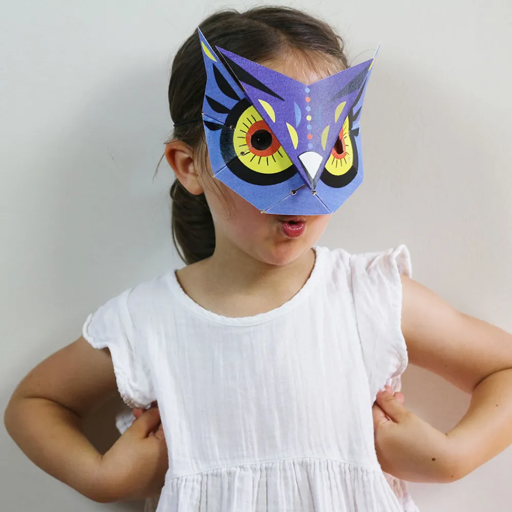 Best Sale Pirouette Cacahouete Creative Leisure Kit: 4 Forest Animal Masks To Make And Color