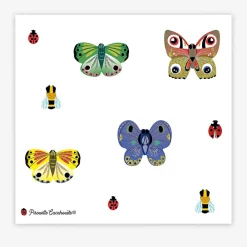 Store Pirouette Cacahouete Creative Leisure Kit: Bouquet Of 3 Flowers To Create And 9 Stickers