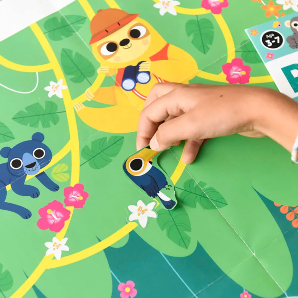 Flash Sale Poppik Creative Poster + 150 Stickers: Jungle