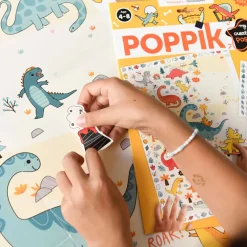 Flash Sale Poppik Creative Poster + 150 Stickers: Dinosaurs