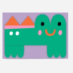 Outlet Wrap Crocodile Birthday Card