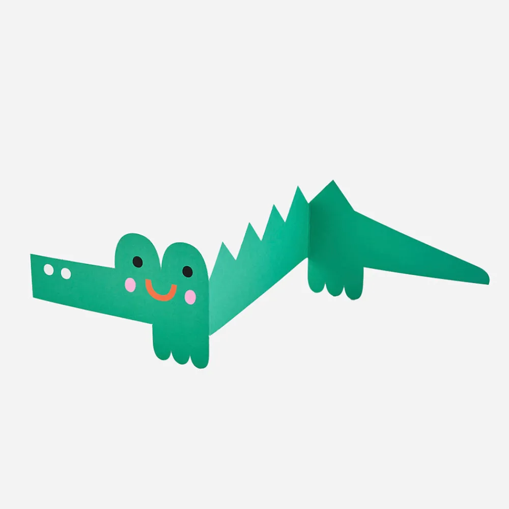 Hot Wrap Crocodile Birthday Card