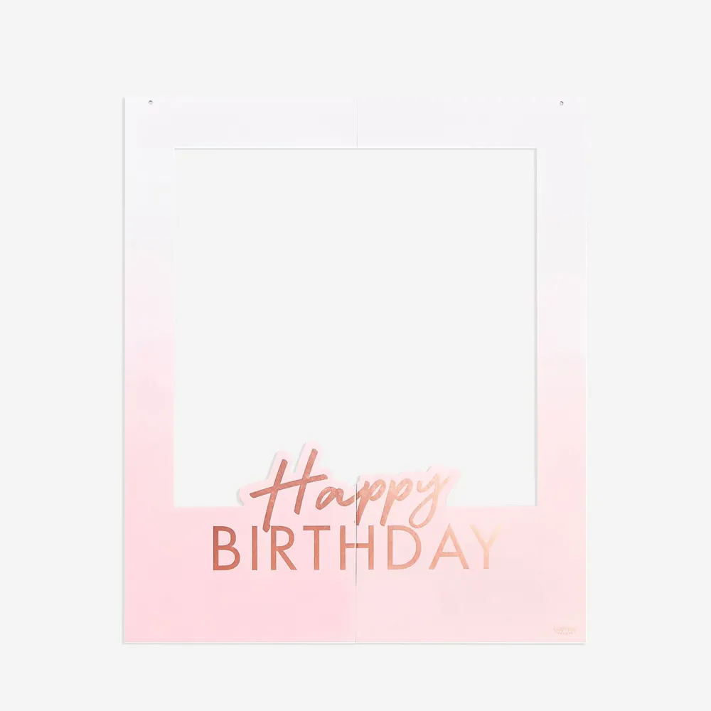 Clearance Ginger Ray Customizable Birthday Photobooth Frame