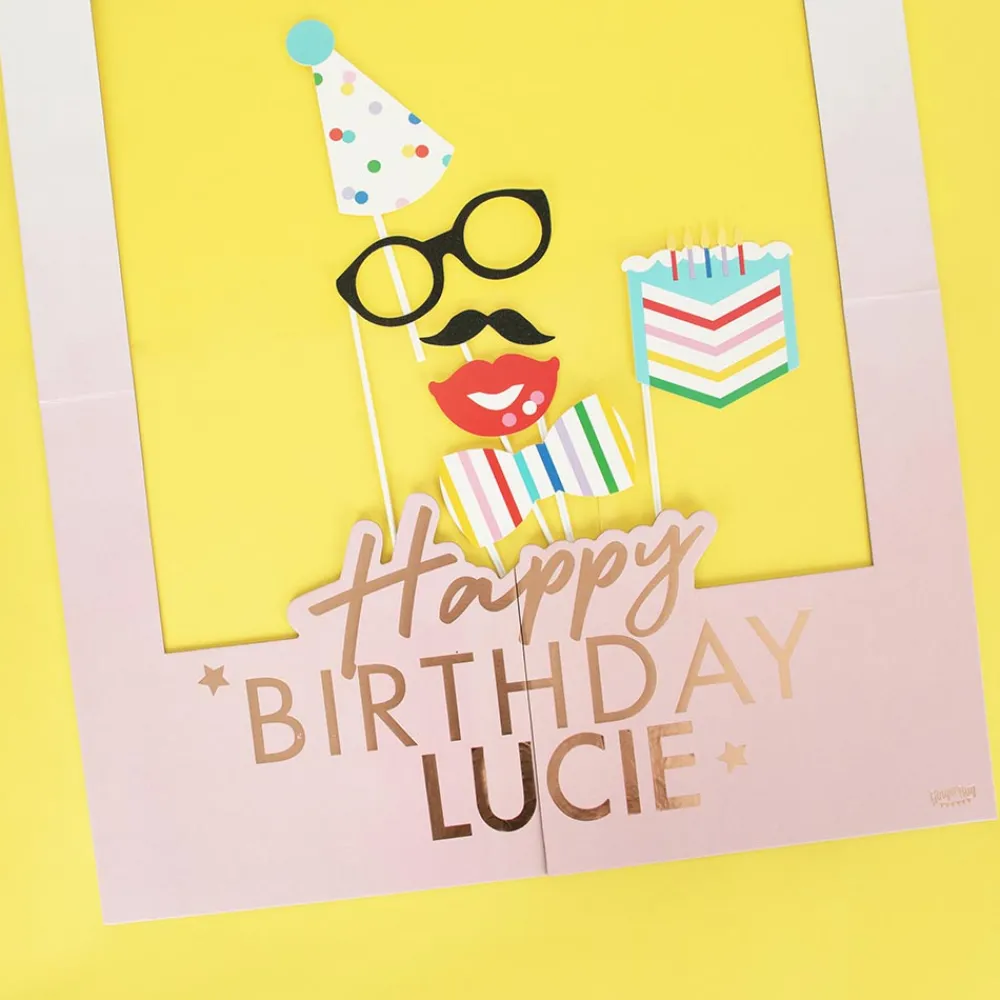 Clearance Ginger Ray Customizable Birthday Photobooth Frame