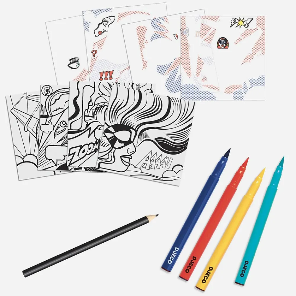 Cheap Djeco Decals Activity: Superheroes