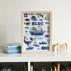 Online Poppik Educational Poster + 27 Stickers: Blue Sea
