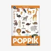 Shop Poppik Educational Poster + 27 Stickers: Safari