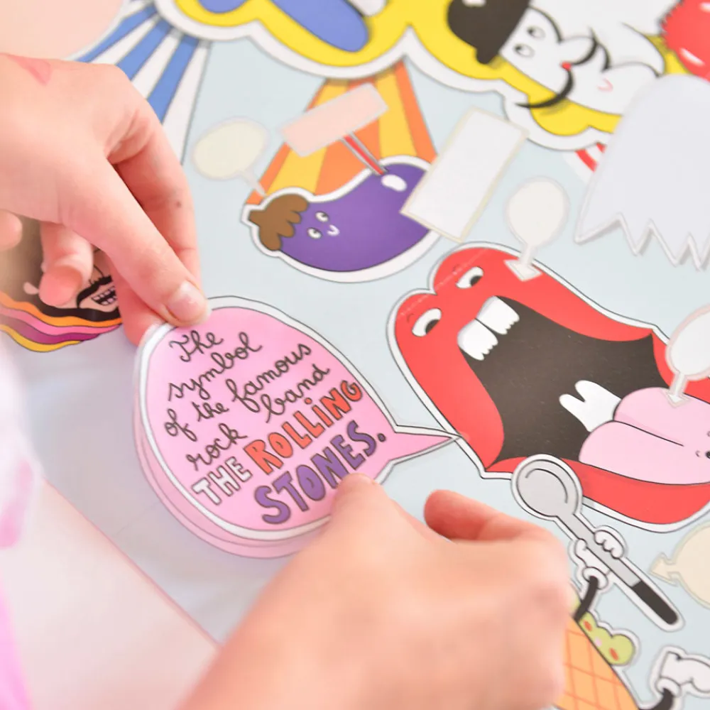 Best Sale Poppik Educational Poster + 85 Stickers: 100% English