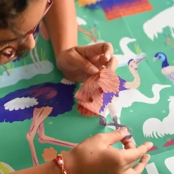 Best Sale Poppik Educational Poster + 45 Stickers: Birds