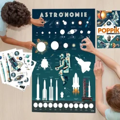 Best Poppik Educational Poster + 44 Stickers: Astronomy