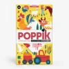 Best Poppik Educational Poster + 58 Stickers: Farm Animals