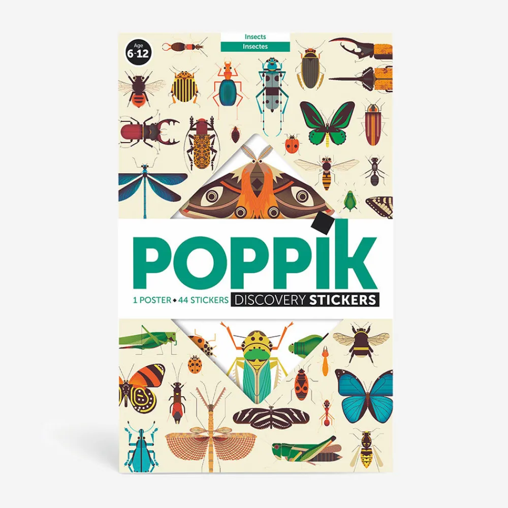Shop Poppik Educational Poster + 44 Stickers: Insects