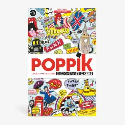 Shop Poppik Educational Poster + 85 Stickers: 100% English