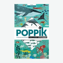 Discount Poppik Educational Poster + 59 Stickers: Oceans