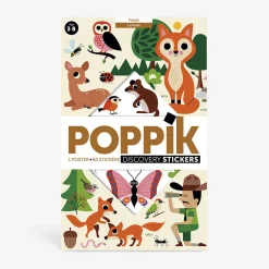 Discount Poppik Educational Poster + 60 Stickers: In The Forest