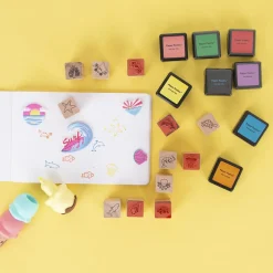 Outlet Rico Design Essentials Mix India Ink Stamp Kit