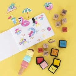 Outlet Rico Design Essentials Mix India Ink Stamp Kit