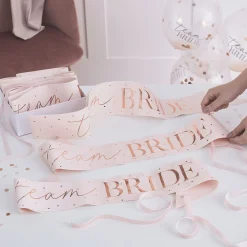 Outlet Ginger Ray Evjf - 6 Pink Team Bride Belts