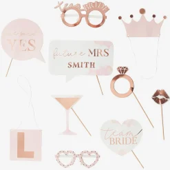 Cheap Ginger Ray Evjf - Customizable Rose Gold Photobooth Kit