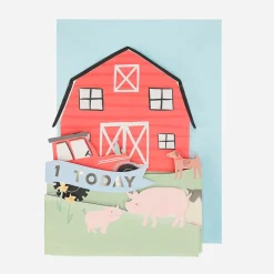Shop Meri Meri Farm 1 Year Birthday Card