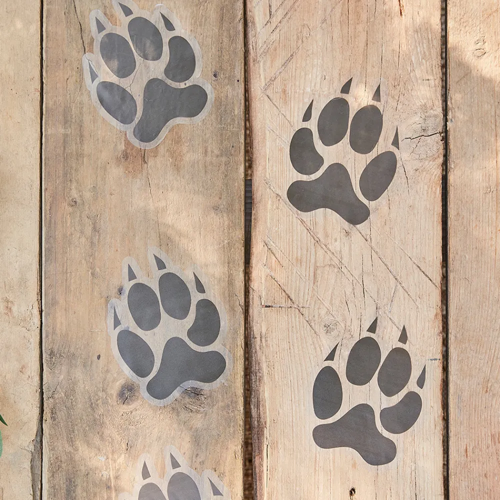 Hot Ginger Ray Feline Footprints Stickers