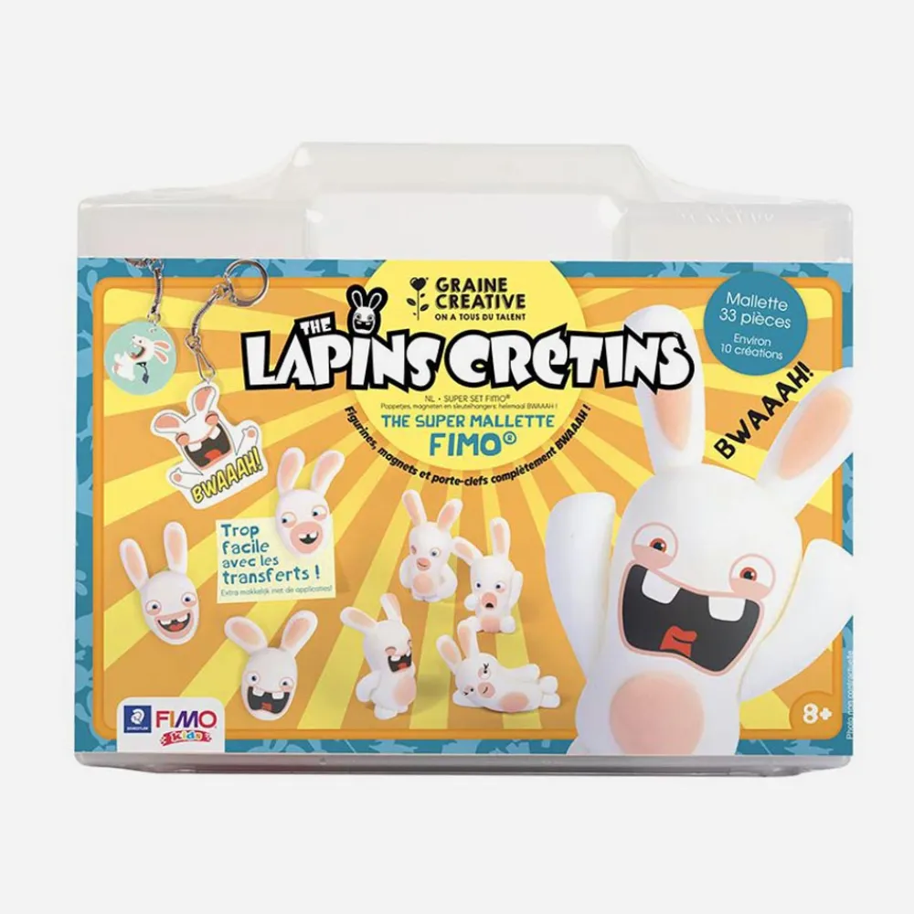 Clearance Graine Créative Fimo Raving Rabbids Case