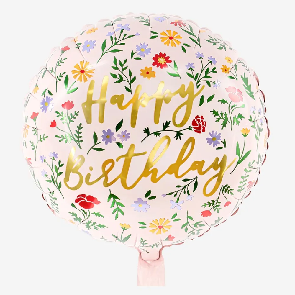 Store Party Deco Flower Balloon Happy Birthday