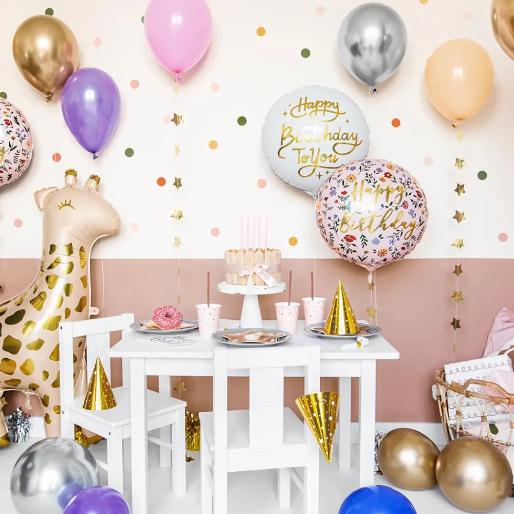 Store Party Deco Flower Balloon Happy Birthday