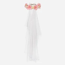 Cheap Party Deco Flower Crown With Veil