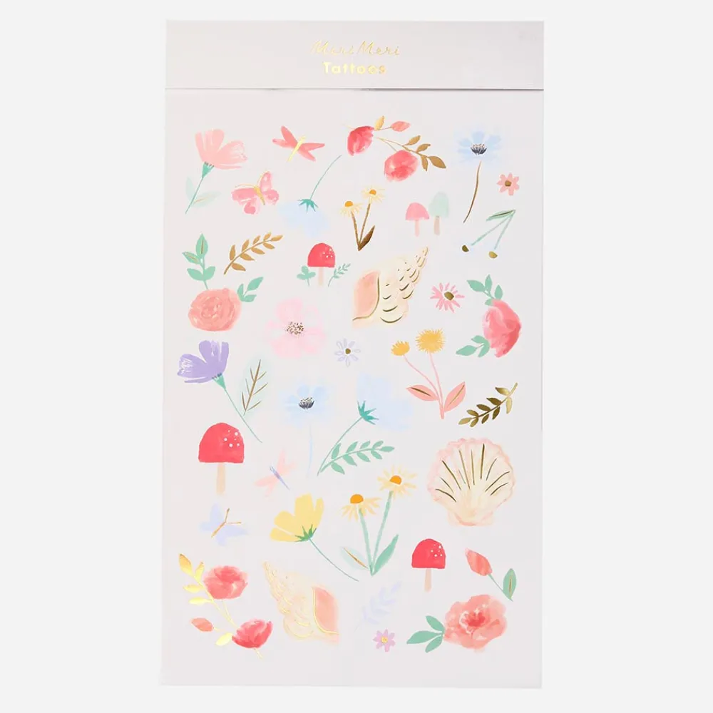 Best Sale Meri Meri Flower Temporary Tattoos